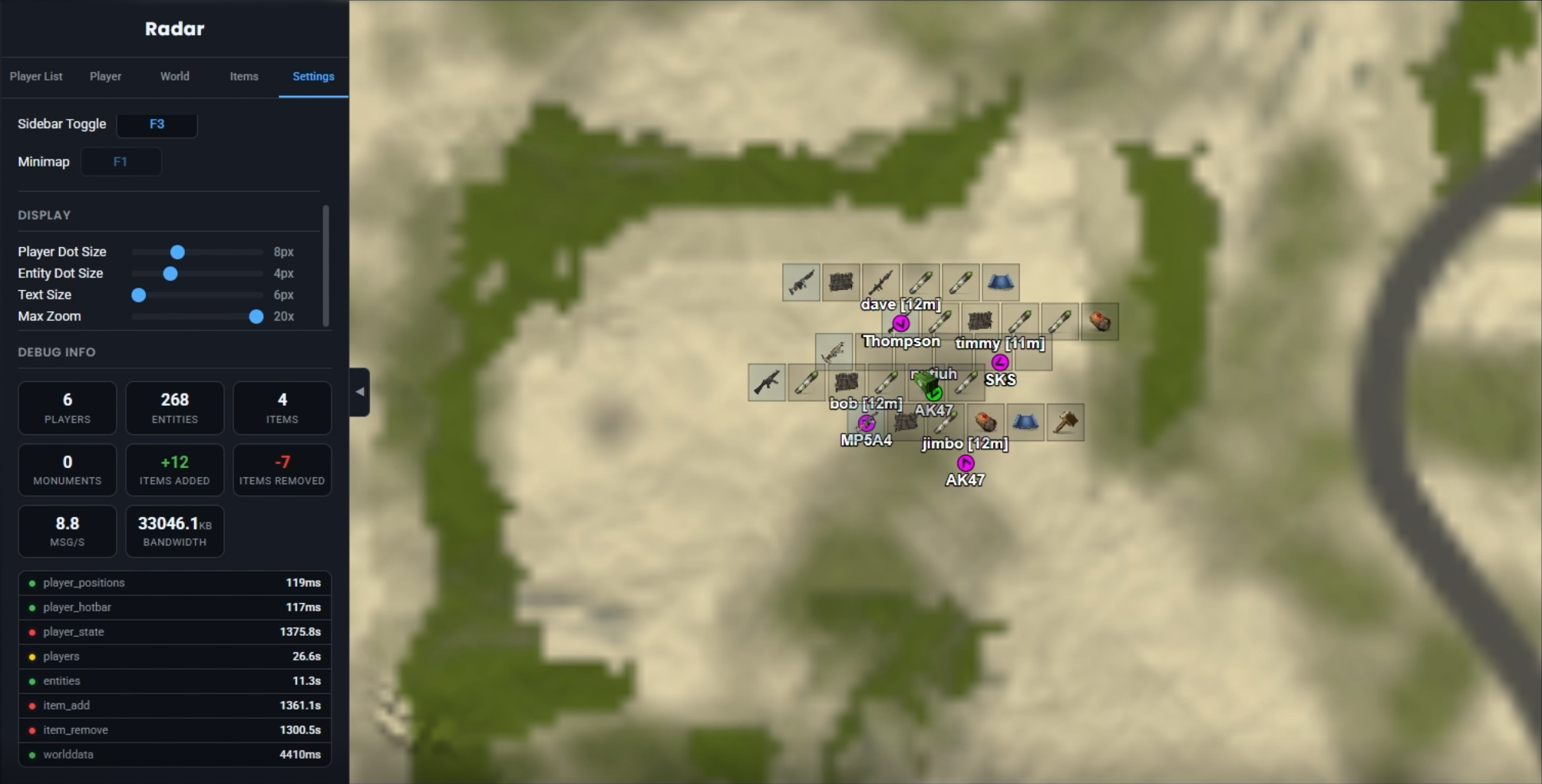 Rust Radar Screenshot 3